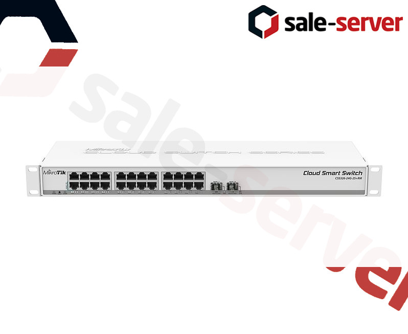 Коммутатор MikroTik CSS326-24G-2S+RM