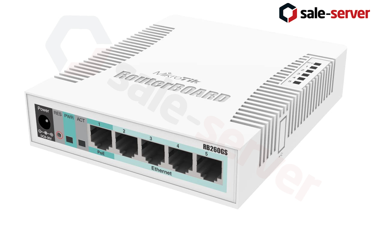 Коммутатор MikroTik CSS106-5G-1S